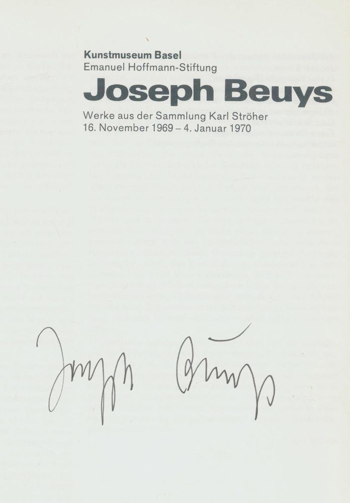 Große Abbildung Nr.1: 130-1371 Joseph Beuys.: (Beuys)
