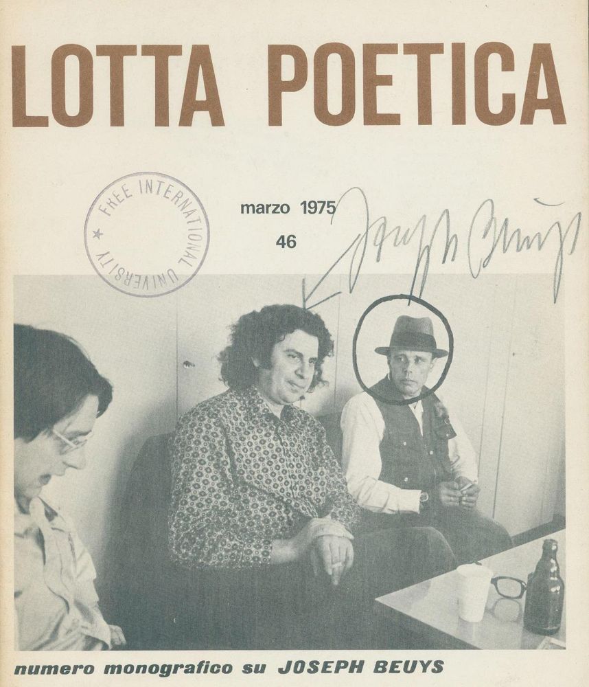 Große Abbildung Nr.1: 130-1375 Lotta Poetica.: (Beuys)