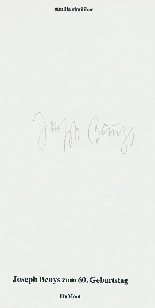 Große Abbildung Nr.1: 130-1379 Stüttgen,J. (Hrsg.).: (Beuys)