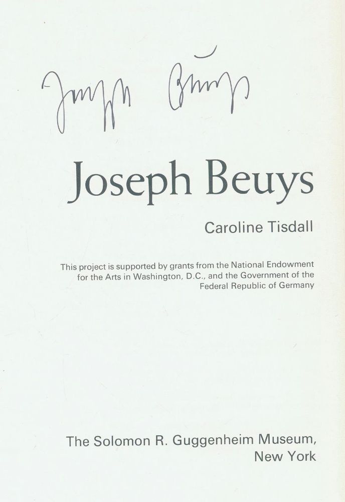 Große Abbildung Nr.1: 130-1380 Tisdall,C.: (Beuys)
