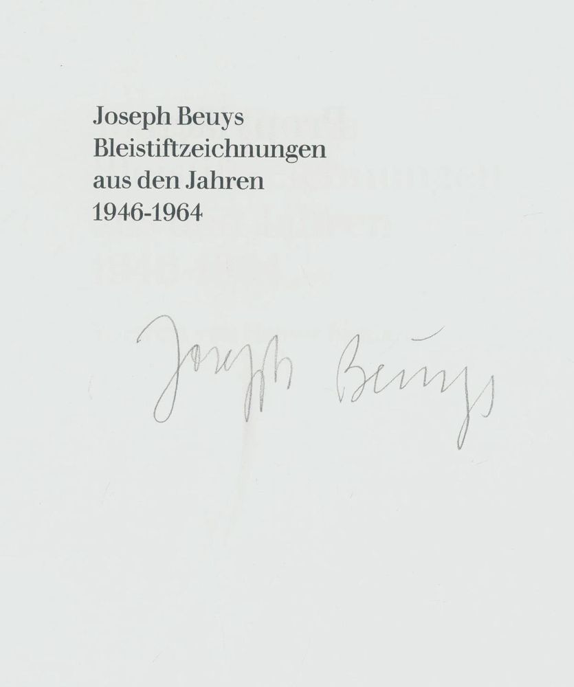 Große Abbildung Nr.1: 130-1382 Van der Grinten,F.J. u. H.: (Beuys)
