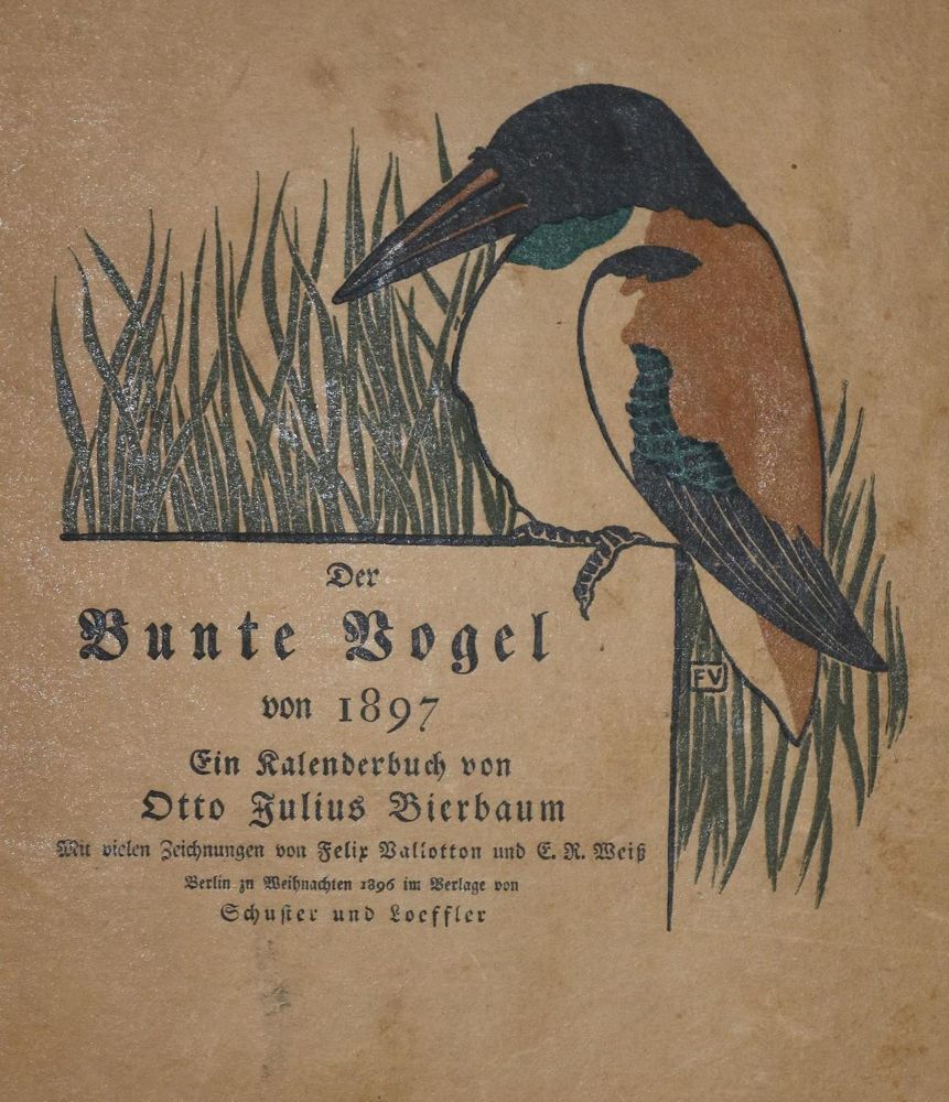 Große Abbildung Nr.1: 130-1385 Bierbaum,O.J.: (Literatur und illustrierte Bücher 20.Jahrhundert - Alte Literatur in modernen Ausgaben)