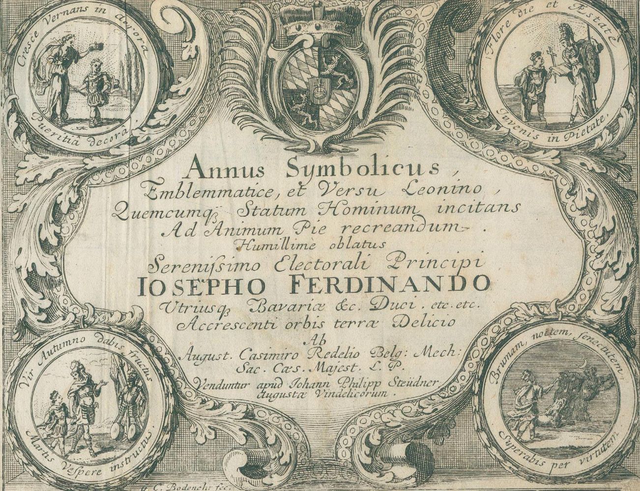 Große Abbildung Nr.1: 130-140 Redel,J.C.: (Emblemata)