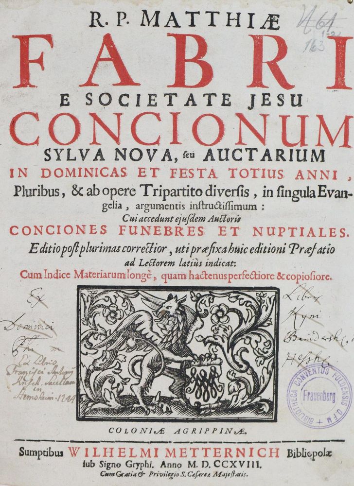 Große Abbildung Nr.1: 130-146 Faber,M.: (Alte Drucke, Handschriften und Theologie)