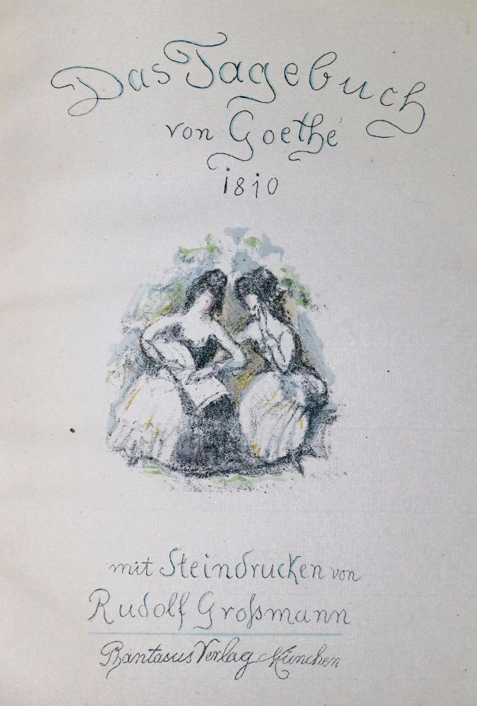 Große Abbildung Nr.1: 130-1463 Goethe,(J.W.)v.: (Grossmann)
