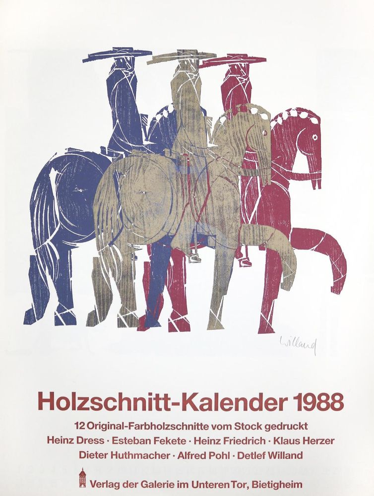 Große Abbildung Nr.1: 130-1486 Holzschnitt-Kalender.: (Literatur und illustrierte Bücher 20.Jahrhundert - Alte Literatur in modernen Ausgaben)
