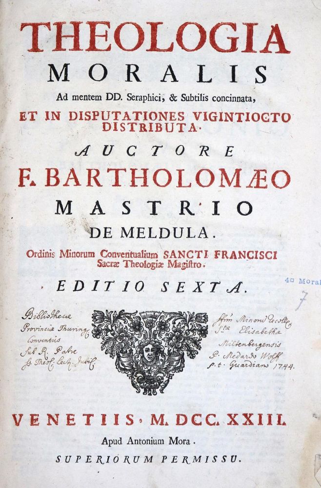 Große Abbildung Nr.1: 130-149 Ferraris,L.: (Alte Drucke, Handschriften und Theologie)