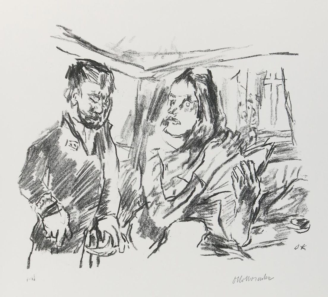 Große Abbildung Nr.6: 130-1511 Kokoschka,O.: (Literatur und illustrierte Bücher 20.Jahrhundert - Alte Literatur in modernen Ausgaben)
