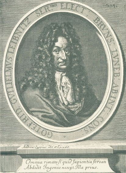 Große Abbildung Nr.1: 130-1521 Leibniz,G.W.: (Literatur und illustrierte Bücher 20.Jahrhundert - Alte Literatur in modernen Ausgaben)