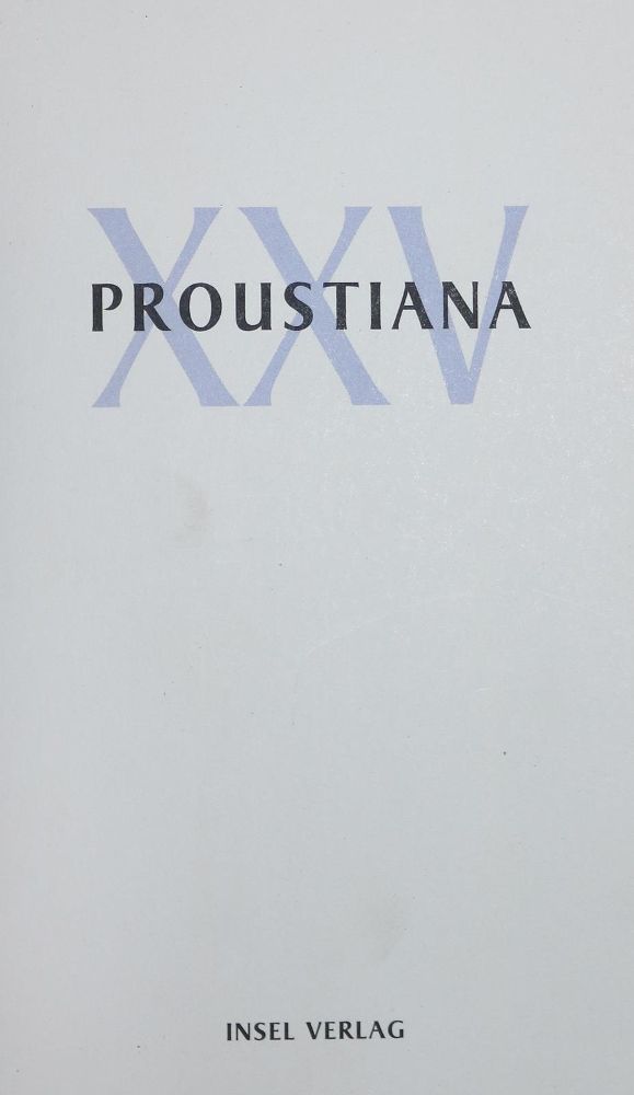 Große Abbildung Nr.2: 130-1584 Proustiana.: (Proust)