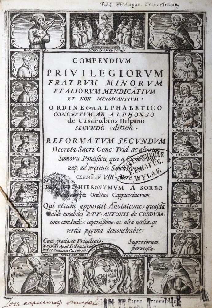 Große Abbildung Nr.1: 130-166 Girolamo da Sorbo (d.i. A.Mastrostefani).: (Alte Drucke, Handschriften und Theologie)