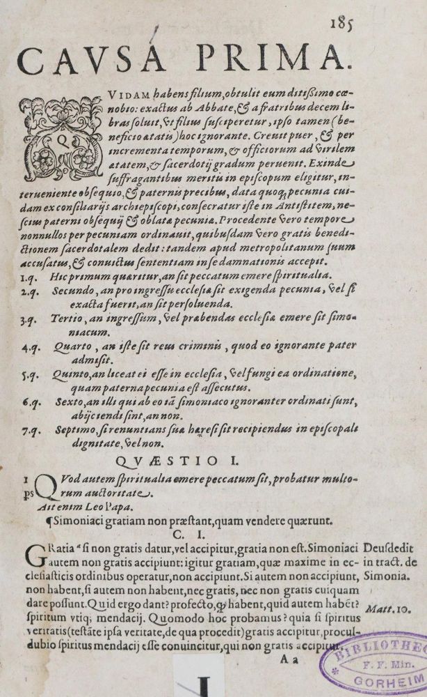 Große Abbildung Nr.1: 130-171 (Gratianus de Clusio.: (Alte Drucke, Handschriften und Theologie)