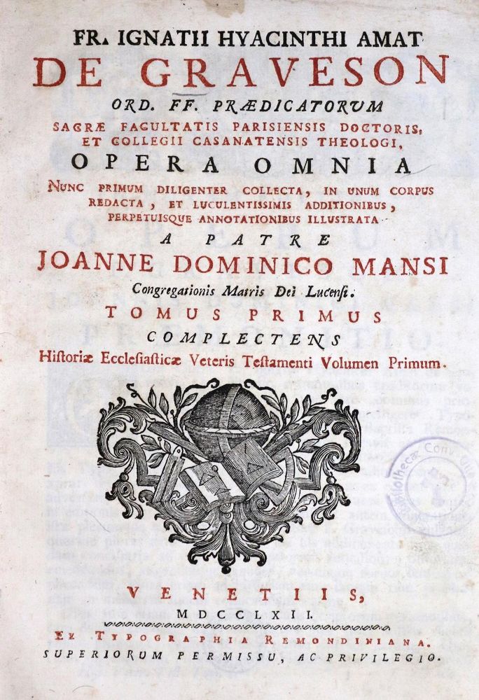 Große Abbildung Nr.1: 130-172 Graveson,I.H.A.de.: (Alte Drucke, Handschriften und Theologie)