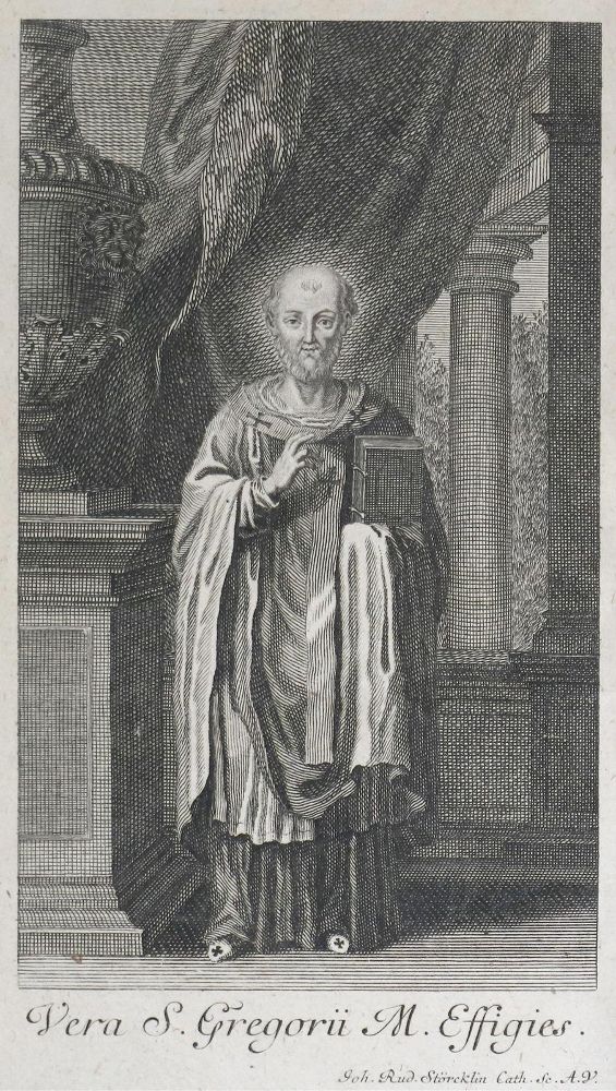 Große Abbildung Nr.1: 130-173 Gregor I., Papst.: (Alte Drucke, Handschriften und Theologie)