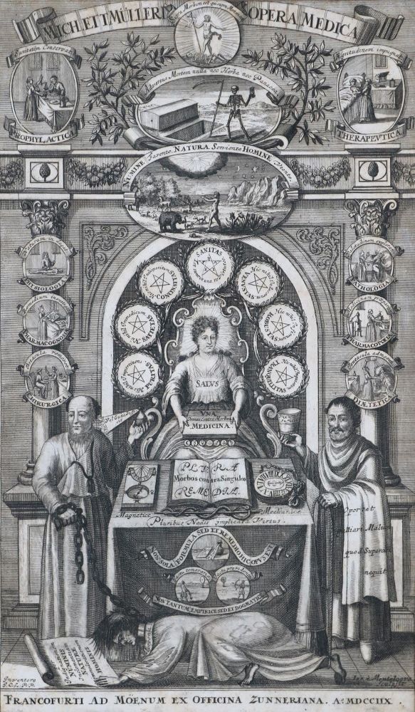Große Abbildung Nr.1: 130-1733 Ettmüller,M.: (Medizin)