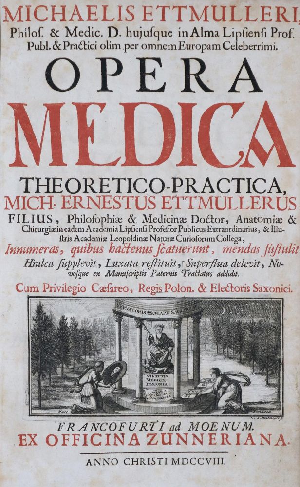 Große Abbildung Nr.3: 130-1733 Ettmüller,M.: (Medizin)