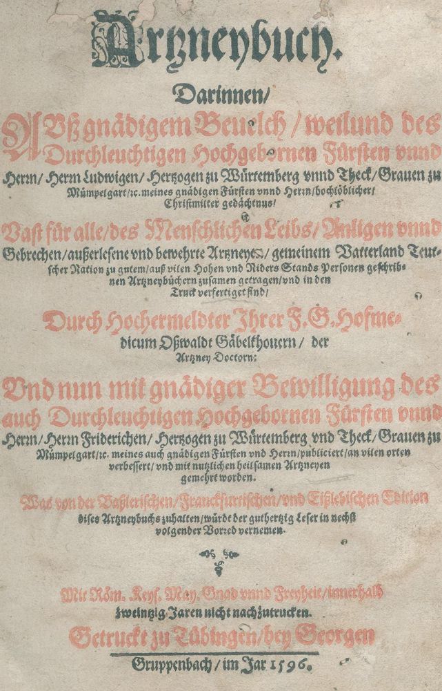 Große Abbildung Nr.1: 130-1734 Gaebelkhover,O.: (Medizin)