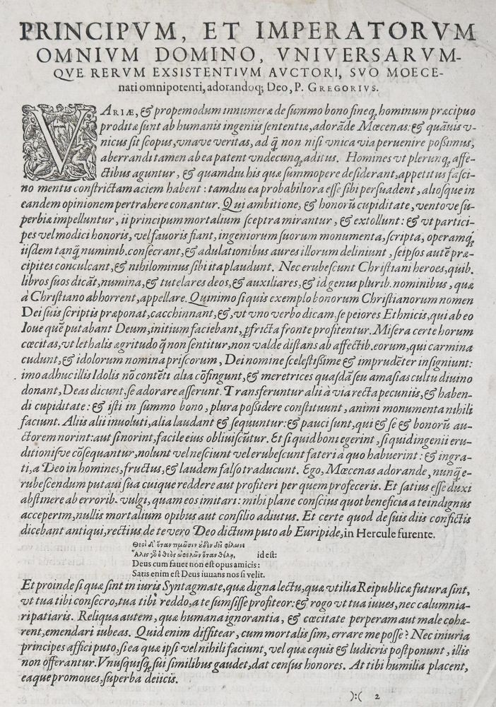 Große Abbildung Nr.1: 130-174 (Gregorius Tolosanus,P.: (Alte Drucke, Handschriften und Theologie)