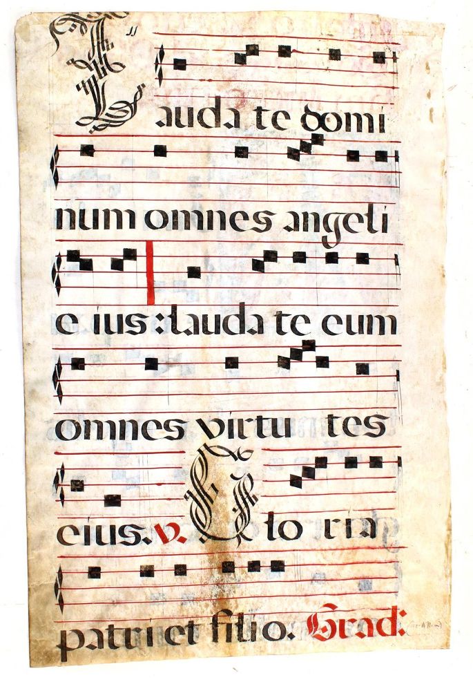 Große Abbildung Nr.2: 130-183 Antiphonar.: (Handschriften, Schmuckinitiale)