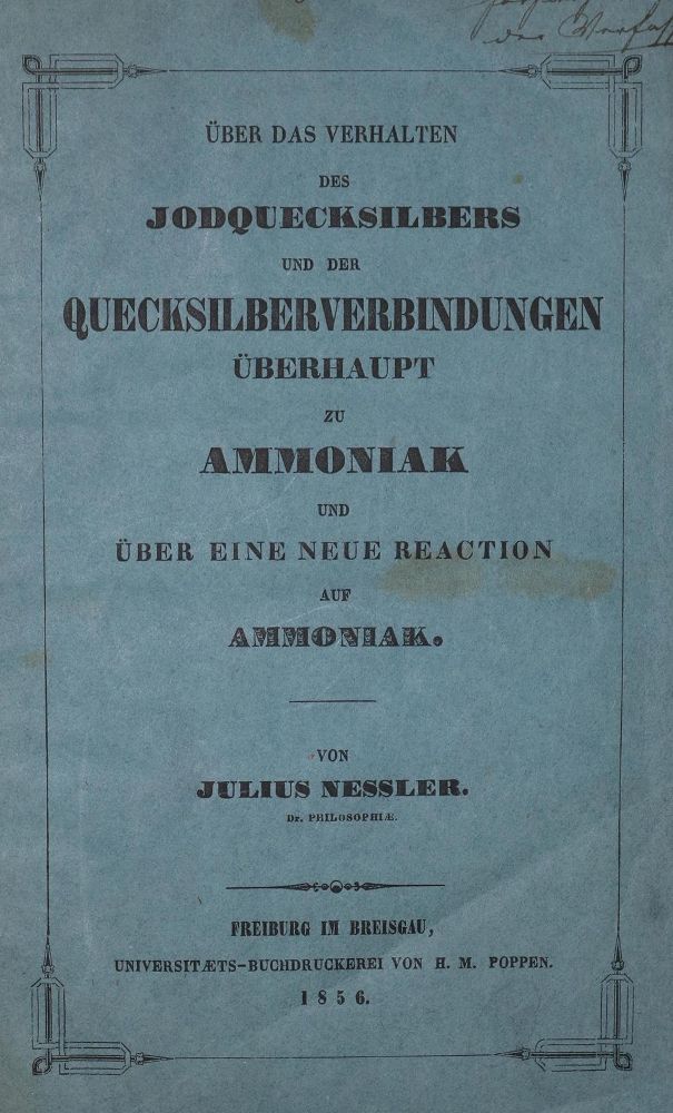 Große Abbildung Nr.1: 130-1848 Nessler,J.: (Sammlung von Professor Dr.Dr. Johannes Büttner)