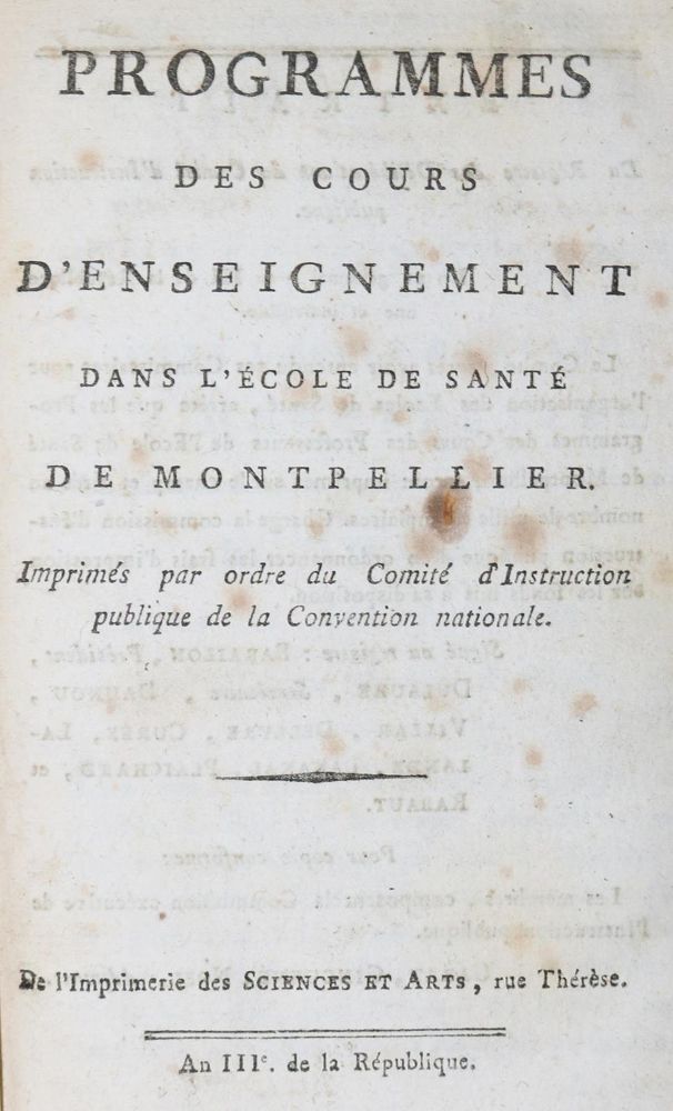 Große Abbildung Nr.1: 130-1856 Programmes: (Sammlung von Professor Dr.Dr. Johannes Büttner)