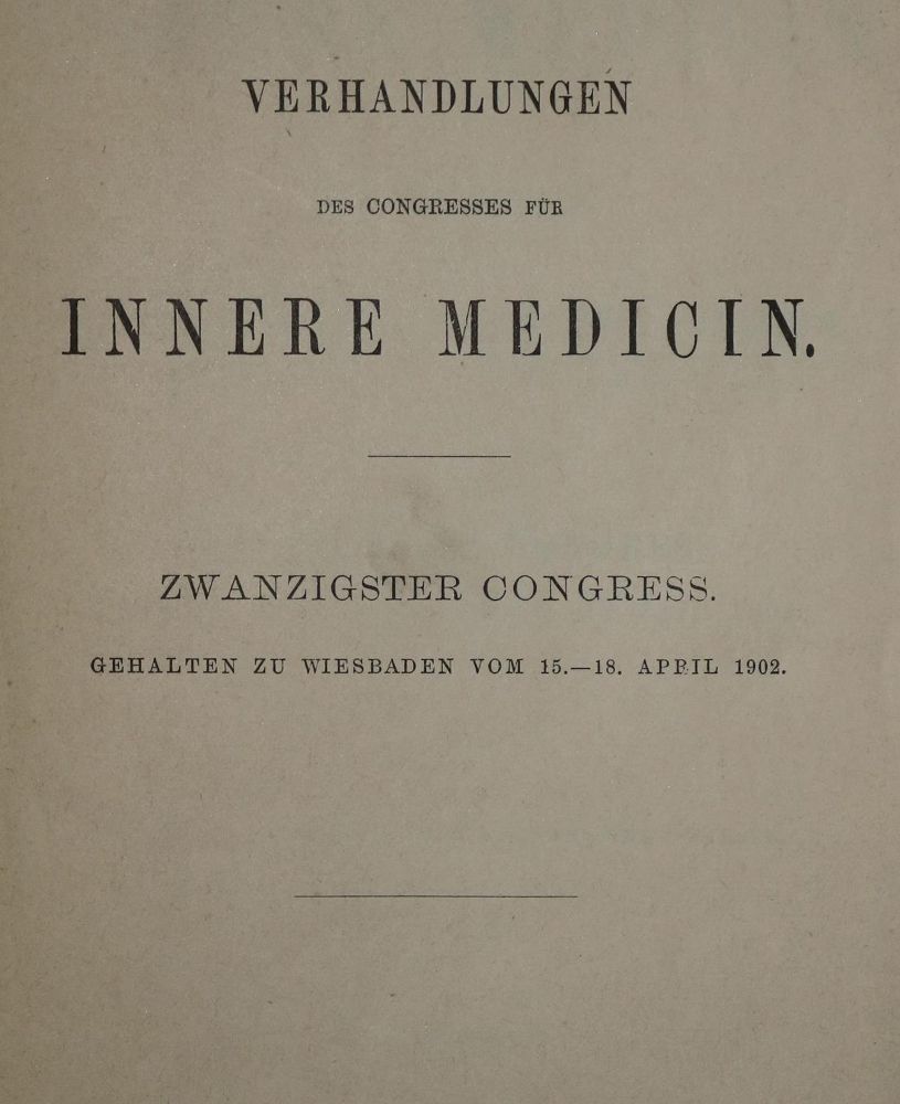 Große Abbildung Nr.1: 130-1863 Sahli,(H.).: (Sammlung von Professor Dr.Dr. Johannes Büttner)