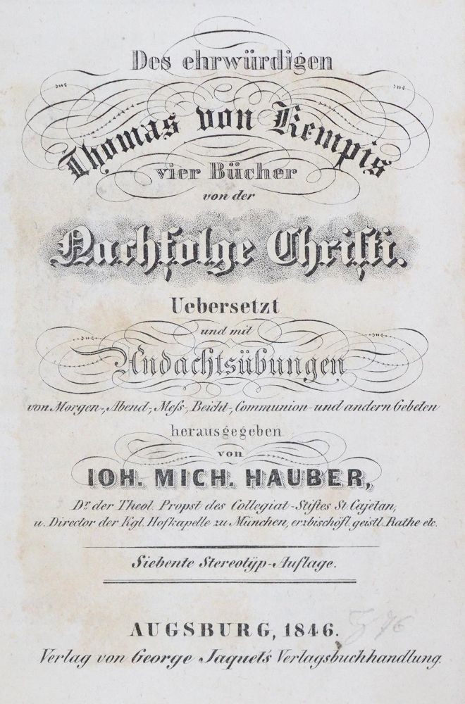 Große Abbildung Nr.1: 130-19 Auswahl katholischer Gebethe: (Alte Drucke, Handschriften und Theologie)
