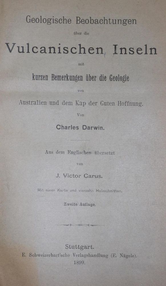 Große Abbildung Nr.1: 130-1962 Darwin,Ch.: (Verschiedene Länder - Geschichte)