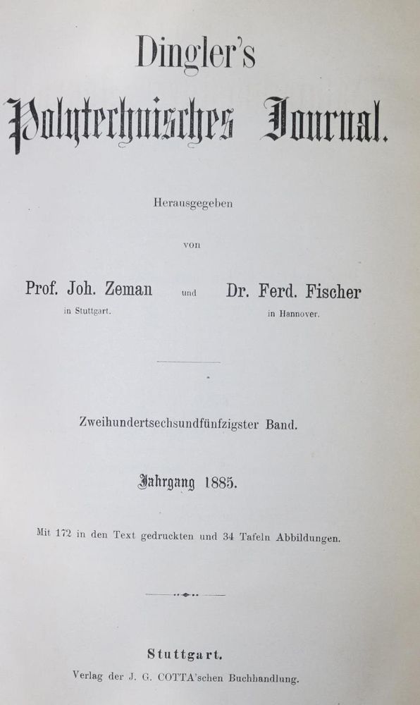 Große Abbildung Nr.1: 130-1965 Dingler,J.G. (Hrsg.).: (Verschiedene Gebiete - Varia)