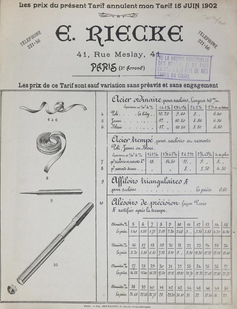 Große Abbildung Nr.1: 130-1975 E.Riecke.: (Verschiedene Gebiete - Varia)