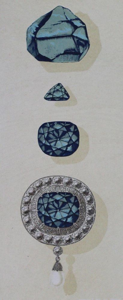 Große Abbildung Nr.3: 130-1982 Streeter,E.W.: (Verschiedene Gebiete - Varia, Geologie - Mineralogie u. Paläontologie)