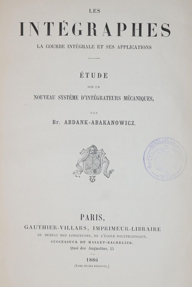 Große Abbildung Nr.3: 130-1992 Abdank-Abakanowicz,B.: (Verschiedene Gebiete - Varia, Mathematik)