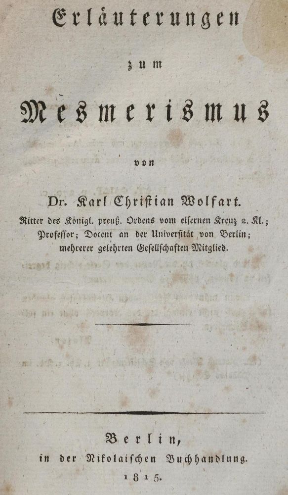 Große Abbildung Nr.2: 130-1997 Mesmer,F.A.: (Verschiedene Länder - Geschichte)