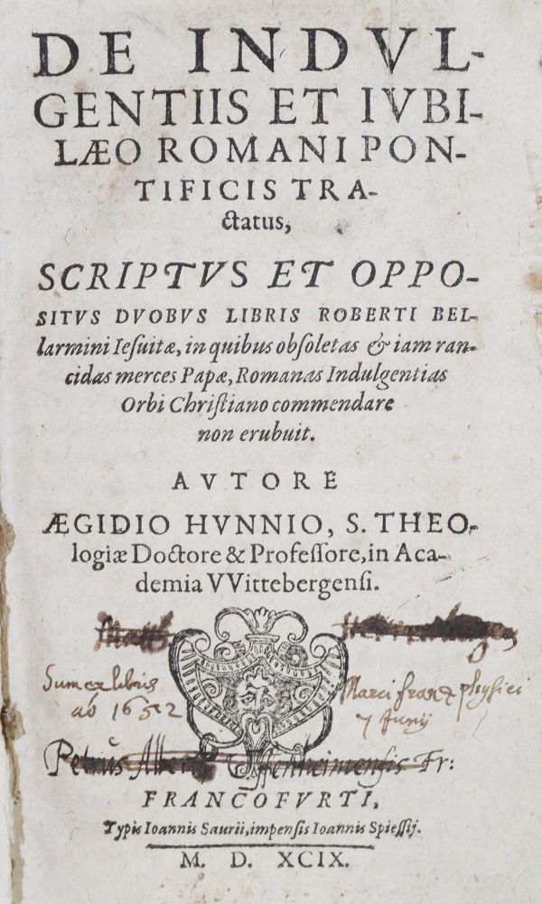 Große Abbildung Nr.1: 130-202 Hunnius,A.: (Alte Drucke, Handschriften und Theologie)