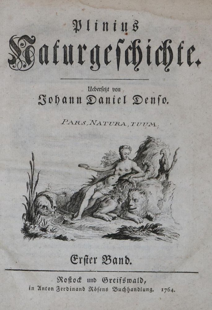 Große Abbildung Nr.1: 130-2020 Plinius (S.,G.).: (Verschiedene Gebiete - Varia)
