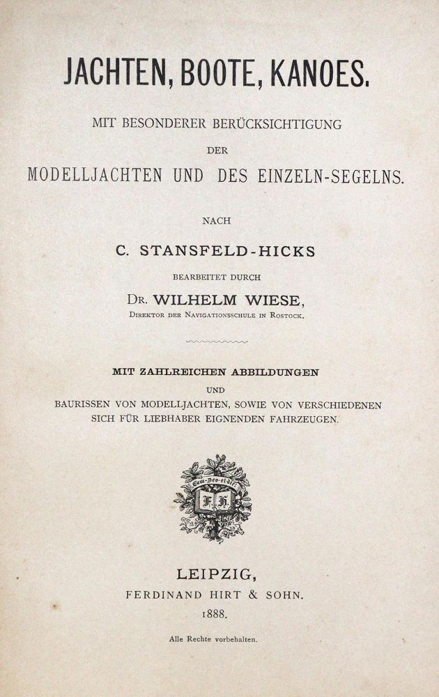 Große Abbildung Nr.2: 130-2031 Stansfeld-Hicks,C.: (Verschiedene Gebiete - Varia, Seewesen)