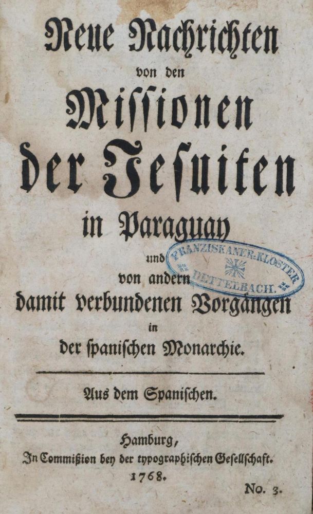 Große Abbildung Nr.1: 130-2058 Neue Nachrichten: (Amerika, Missionswesen)
