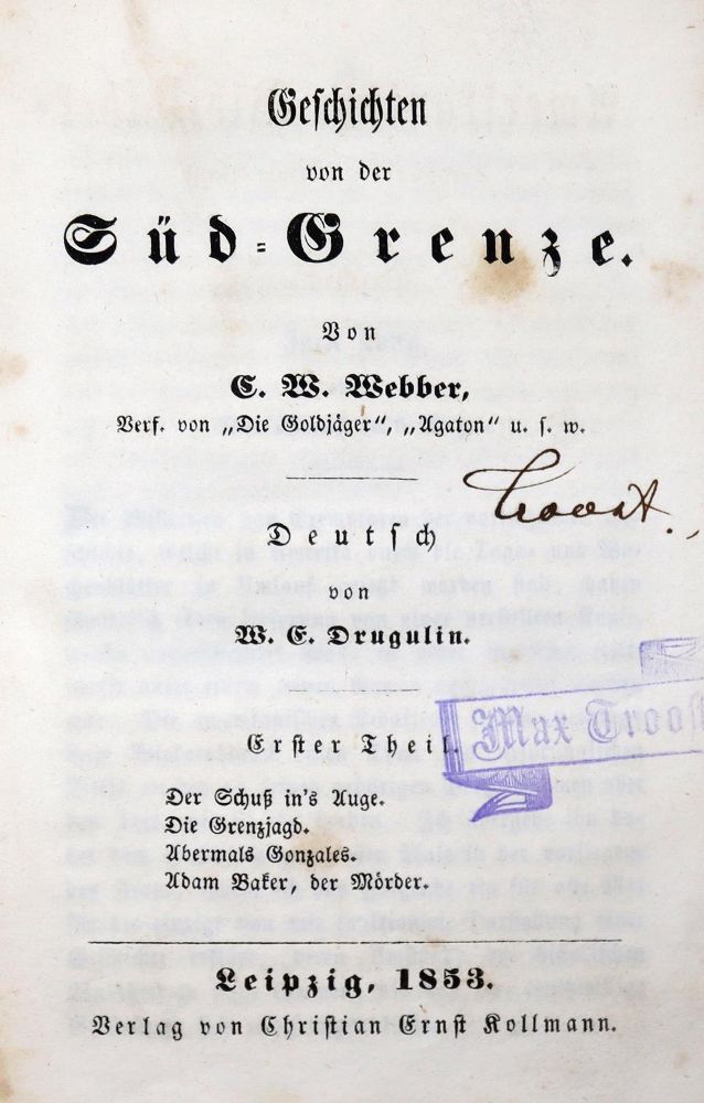 Große Abbildung Nr.1: 130-2066 Webber,C.W.: (Amerika)