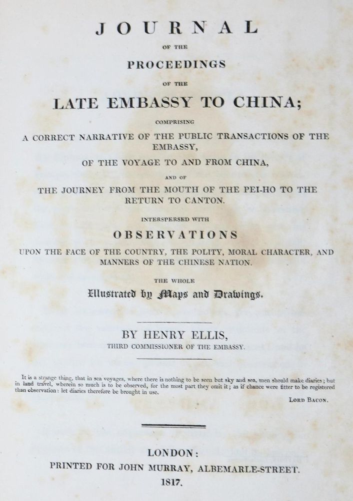 Große Abbildung Nr.10: 130-2074 Ellis,H.: (Asien, China)