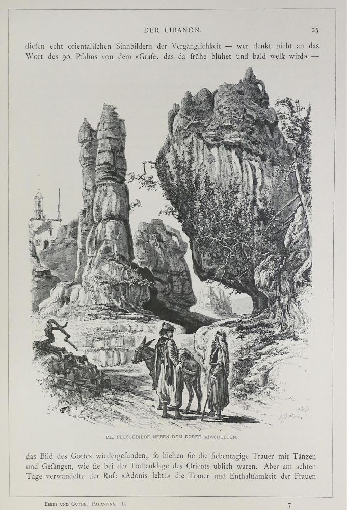 Große Abbildung Nr.1: 130-2092 Ebers,G. u. H.Guthe.: (Asien, Palästina)