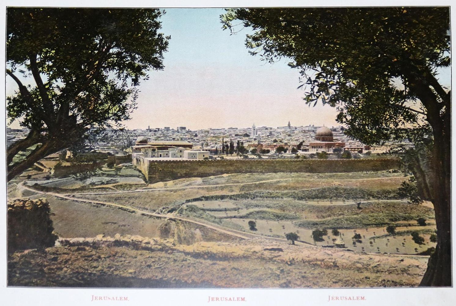 Große Abbildung Nr.2: 130-2093 Jerusalem.: (Asien, Palästina)