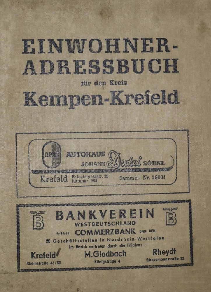 Große Abbildung Nr.22: 130-2100 Adreßbücher.: (Deutschland)