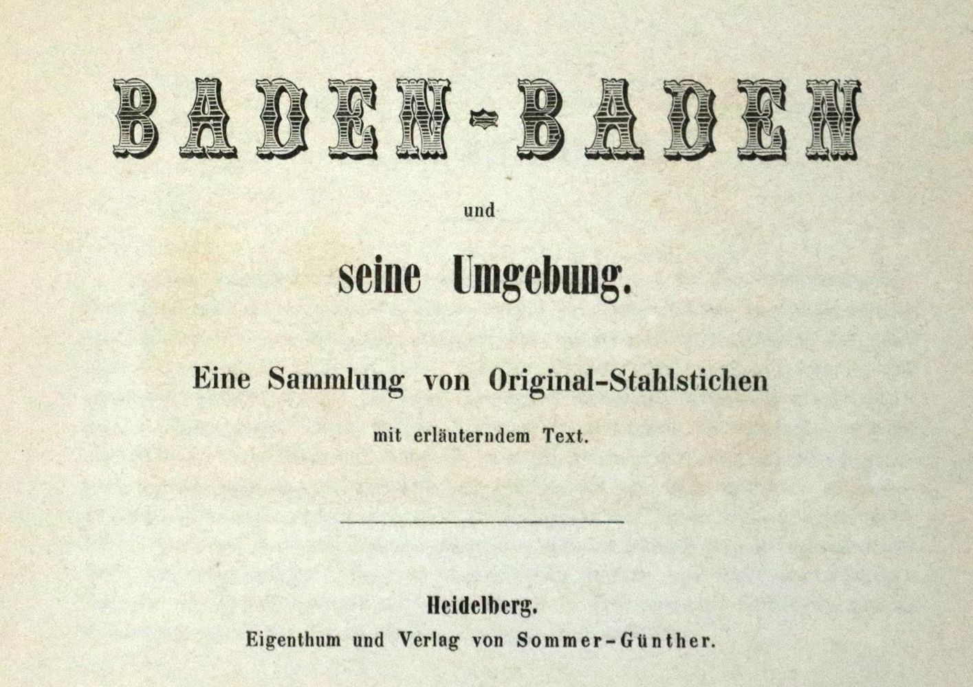 Große Abbildung Nr.1: 130-2104 Baden-Baden: (Deutschland, Baden-Baden)