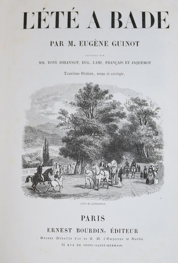 Große Abbildung Nr.1: 130-2106 Guinot,E.: (Deutschland, Baden-Baden)