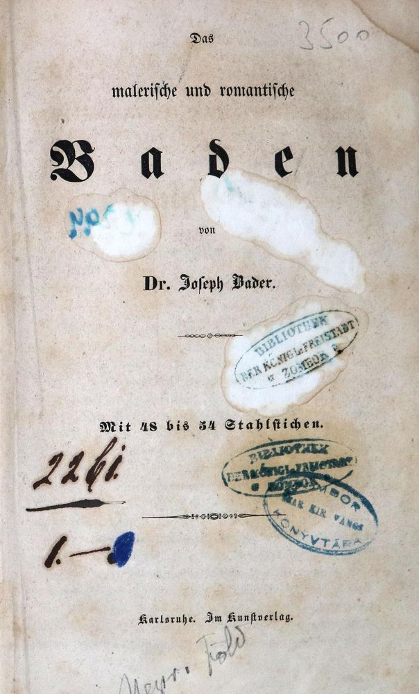 Große Abbildung Nr.2: 130-2115 Bader,J.: (Deutschland, Baden-Württemberg)