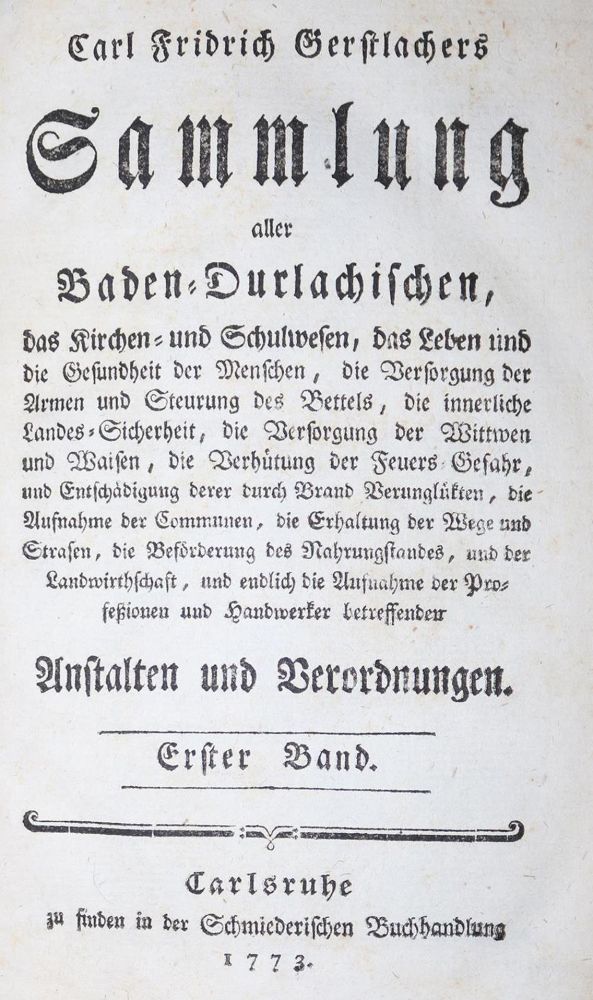 Große Abbildung Nr.1: 130-2117 Gerstlacher,C.F.: (Deutschland, Baden-Württemberg)