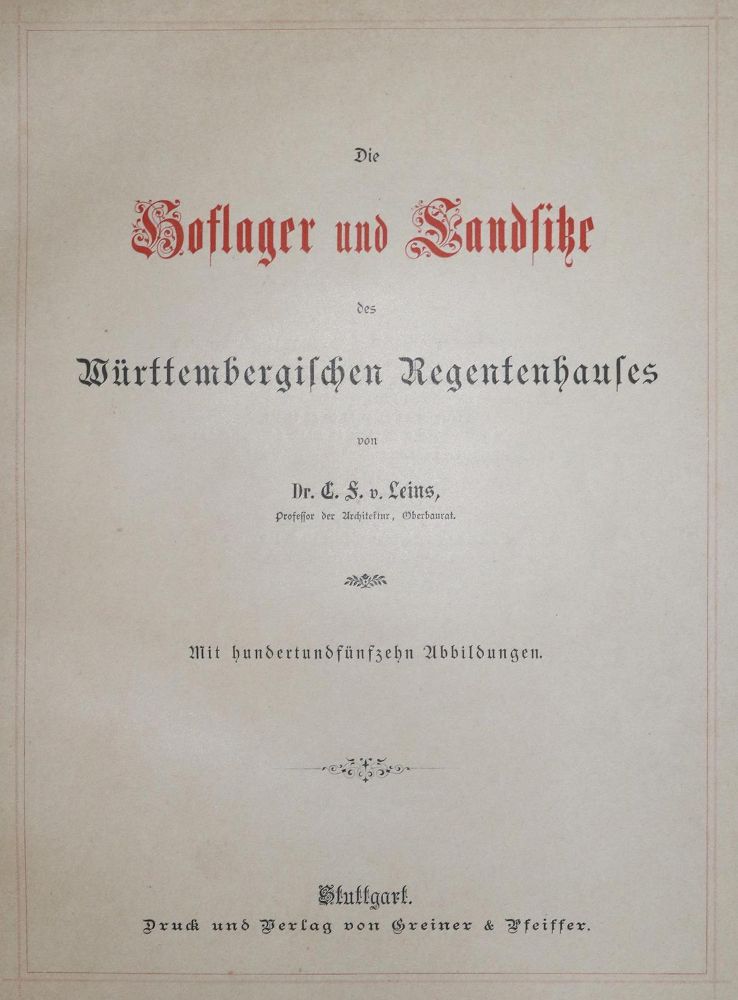 Große Abbildung Nr.3: 130-2130 Leins,C.F.v.: (Deutschland, Baden-Württemberg)