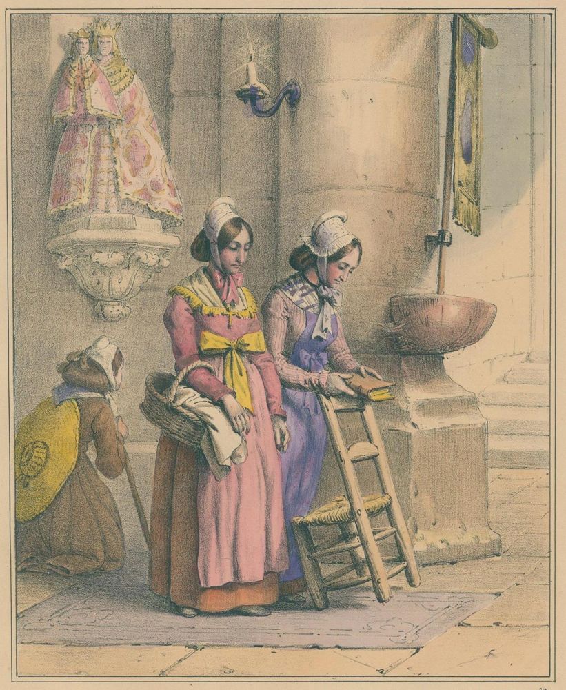 Große Abbildung Nr.1: 130-2132 Pingret,E.: (Deutschland, Baden-Württemberg, Mode und Trachten)