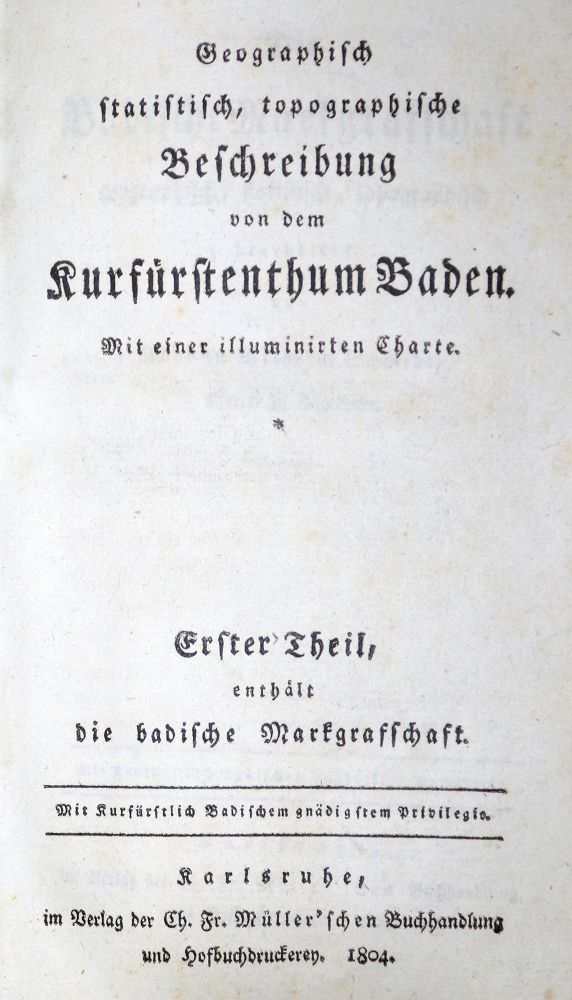 Große Abbildung Nr.2: 130-2143 (Schmidt,J.W. u. P.Wund).: (Deutschland, Baden-Württemberg)