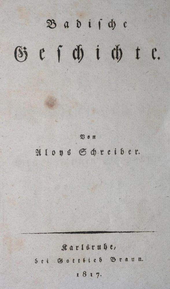 Große Abbildung Nr.1: 130-2146 Schreiber,A.: (Deutschland, Baden-Württemberg)